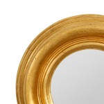MIROIR DRACHMA CHAMPAGNE D26CM | DECO