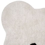 TAPIS OURS SONGE  BLC 100X105CM