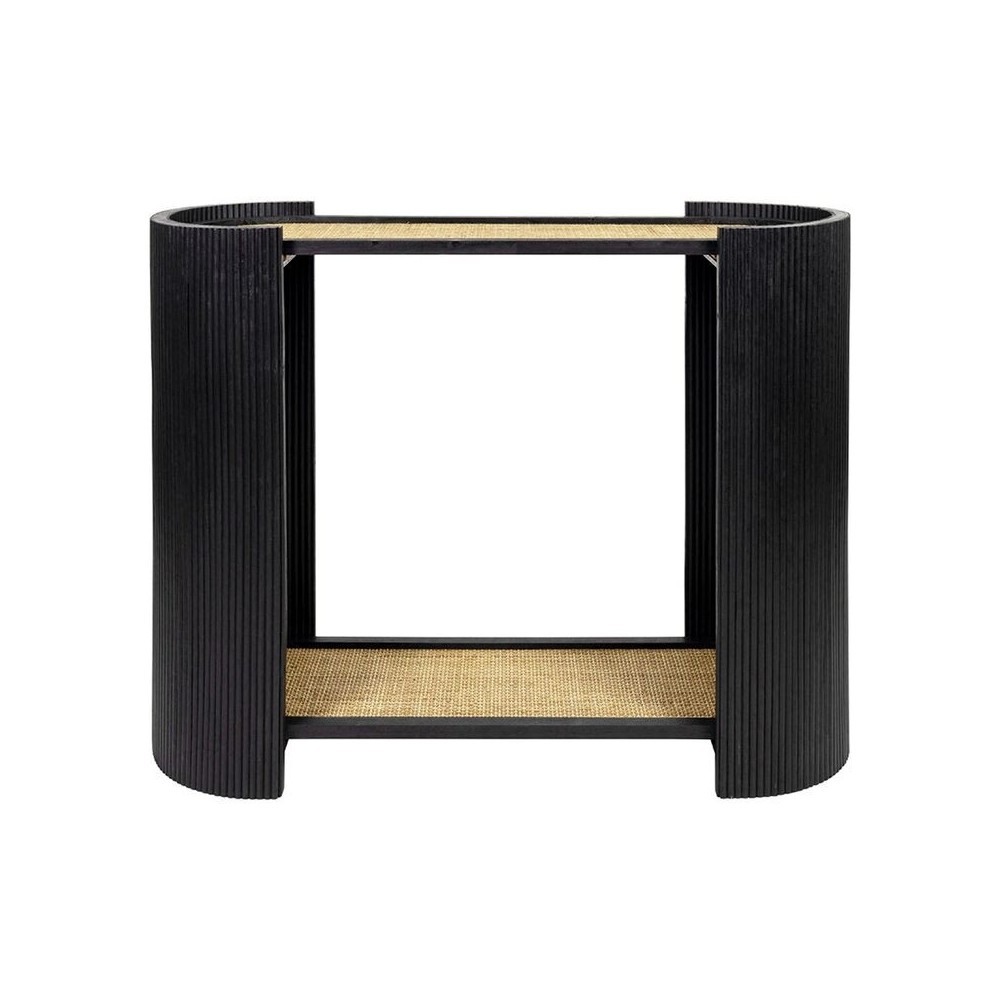 CONSOLE SAORI NOIR+NT 94X35H75 | MEUBLES