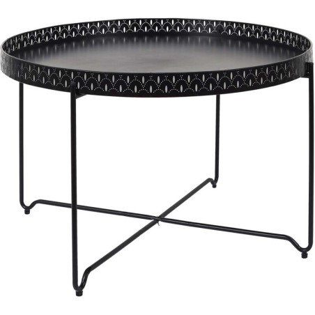 Table d'appoint avec plateau rond