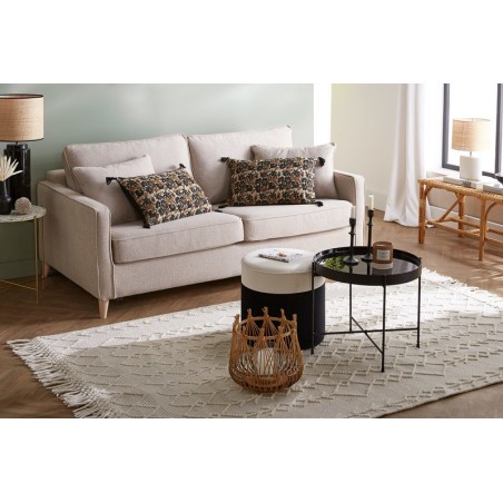 Table d'appoint avec plateau rond