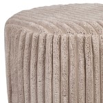 TABOURET KLOSEN TAUPE D40XH46 | CANAPE-FAUTEUIL