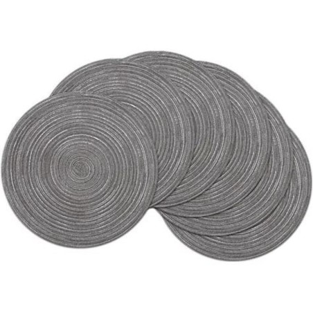 set de table rond stone | ARTS DE LA TABLE