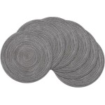 set de table rond stone | ARTS DE LA TABLE