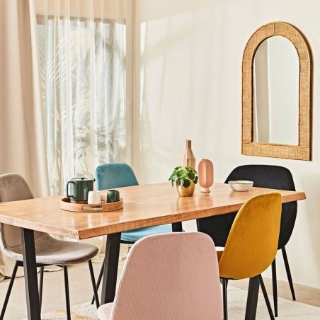 MIROIR TAMBA ROTIN NATUREL 60X94.5CM | DECO