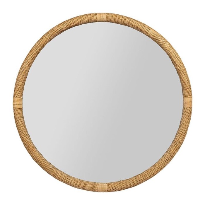 MIROIR TAMBA NATUREL D80 ROTIN | DECO