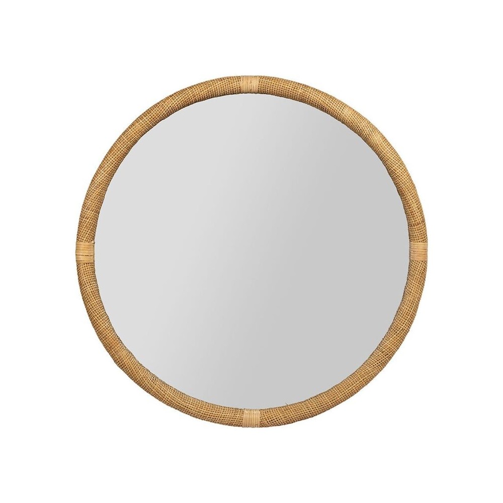 MIROIR TAMBA NATUREL D80 ROTIN | DECO